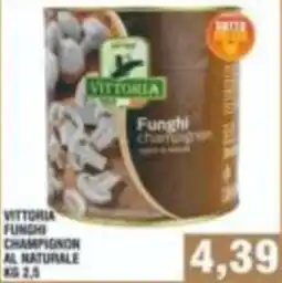 Bitar Vittoria funghi champignon al naturale offerta