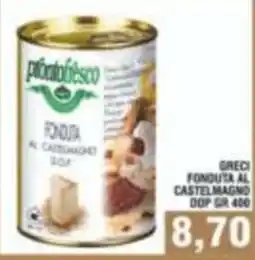 Bitar Greci fonduta al castelmagno dop gr 400 offerta