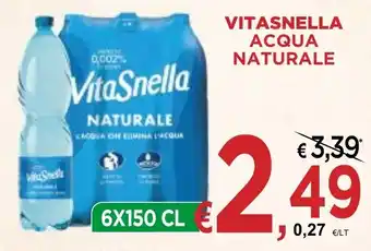 VitaSnella acqua naturale