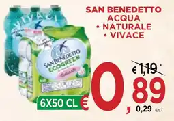 Jero Market San Benedetto Acqua Naturale Vivace offerta