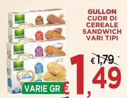 Jero Market Gullón cuor di cereale sandwich offerta