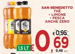 Jero Market San Benedetto Thè Pesca Zero offerta