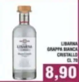 Bitar Libarna grappa bianca cristallo offerta