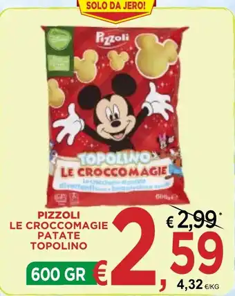 Jero Market Pizzoli le croccomagie patate topolino offerta