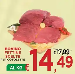 Jero Market Bovino fettine scelte per cotolette offerta