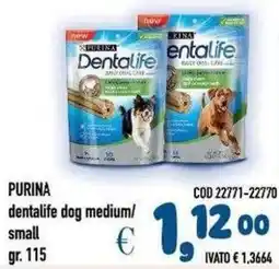 Del Prete Distribuzioni Purina dentalife dog medium/small offerta