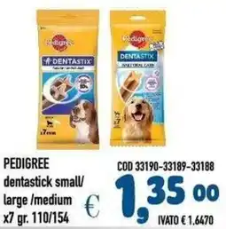 Del Prete Distribuzioni Pedigree dentastick offerta