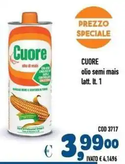 Del Prete Distribuzioni Cuore olio semi mais offerta