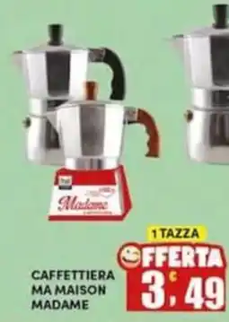 Maury's Caffettiera Ma Maison Madame offerta