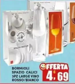 Maury's Bormioli Spazio calici offerta