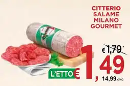 Jero Market Citterio Salame Milano Gourmet offerta
