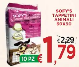 Jero Market Sofy's tappetini animali offerta