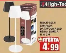 Maury's Hitch-tech lampada da tavolo a led nera/bianca offerta
