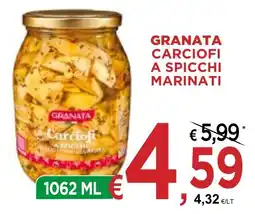 Jero Market Granata carciofi a spicchi marinati offerta