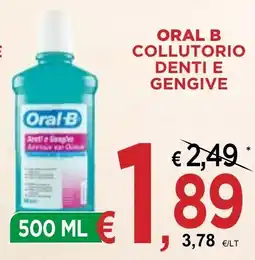 Jero Market Oral-B collutorio denti e gengive offerta