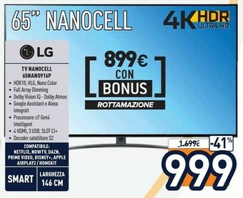 Unieuro Tv offerta