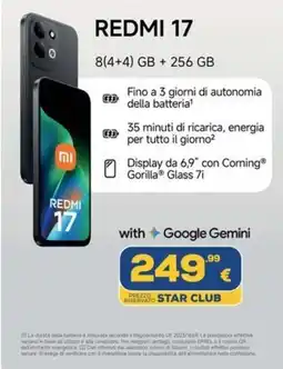 Euronics Tufano Redmi 17 offerta