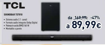 Unieuro Soundbar offerta