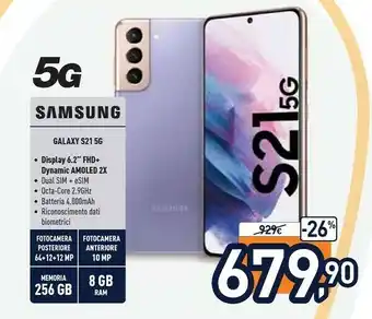 Unieuro Galaxy s21 offerta