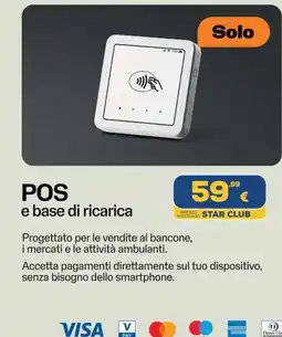 Euronics Tufano POS e base di ricarica offerta