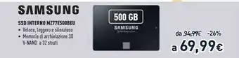 Unieuro Hard disk ssd offerta