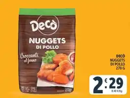 Deco Superfreddo Decò Nuggets di pollo offerta