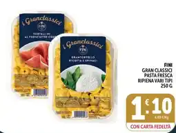 Gourmet Déco Fini Gran Classici Pasta Fresca Ripiena Vari Tipi offerta