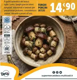 Deco Superfreddo Funghi porcini interi offerta