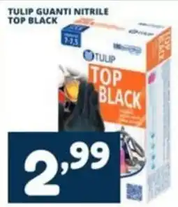 Cossuto Tulip guanti nitrile top black offerta