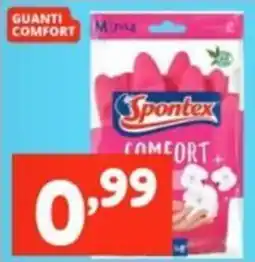 Cossuto Guanti comfort Spontex offerta