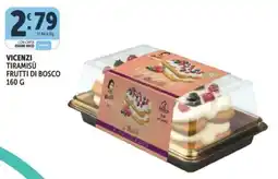 Deco Superfreddo Vicenzi Tiramisù Frutti di Bosco offerta