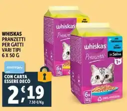 Gourmet Déco Whiskas Pranzetti per gatti offerta