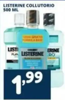 Cossuto Listerine collutorio offerta