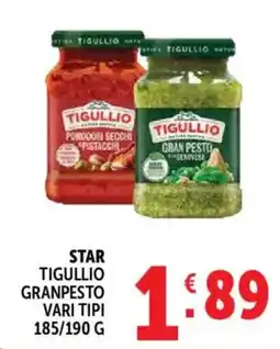 Gourmet Déco Star Tigullio gran pesto vari tipi offerta