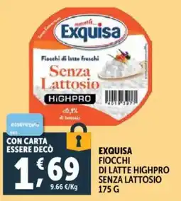 Gourmet Déco Exquisa fiocchi di latte highpro senza lattosio offerta