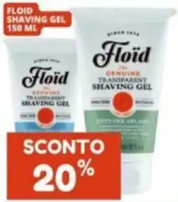 Cossuto Floid genuine transparent shaving gel offerta