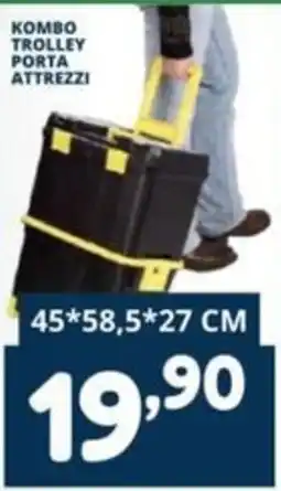 Cossuto Kombo trolley porta attrezzi offerta