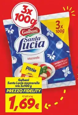Iper Super Conveniente Galbani Santa Lucia mozzarella offerta