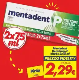 Iper Super Conveniente Mentadent Dentifricio P offerta