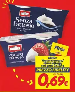 Iper Super Conveniente Müller Yogurt cremoso/ senza lattosio offerta