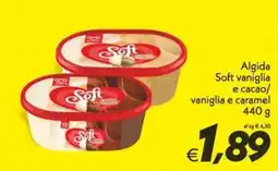 Iper Super Conveniente Algida Soft vaniglia e cacao offerta