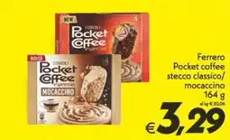 Iper Super Conveniente Ferrero Pocket coffee stecco classico offerta