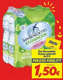 Iper Super Conveniente San Benedetto Acqua naturale offerta