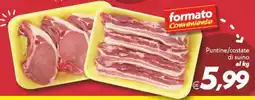 Iper Super Conveniente Puntine/costate di suino offerta