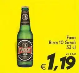 Iper Super Conveniente Faxe Birra 10 Gradi offerta