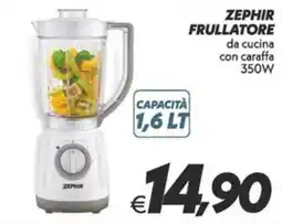 Iper Super Conveniente ZEPHIR frullatore da cucina con caraffa offerta