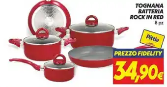 Iper Super Conveniente Tognana batteria rock in red offerta