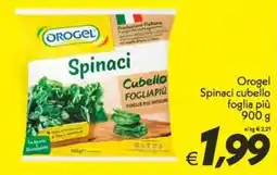 Iper Super Conveniente Orogel Spinaci cubello foglia più offerta