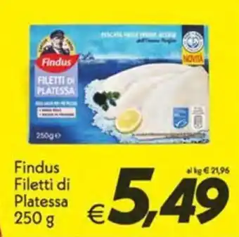 Iper Super Conveniente Findus Filetti di Platessa offerta