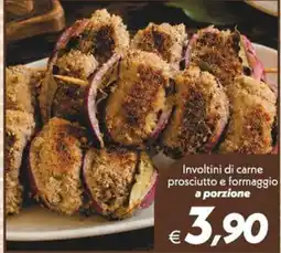 Iper Super Conveniente Involtini di carne prosciutto e formaggio offerta